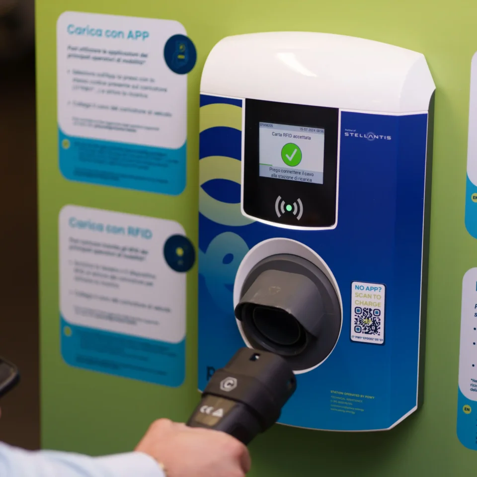 Stazione Di Ricarica Per Veicoli Elettrici