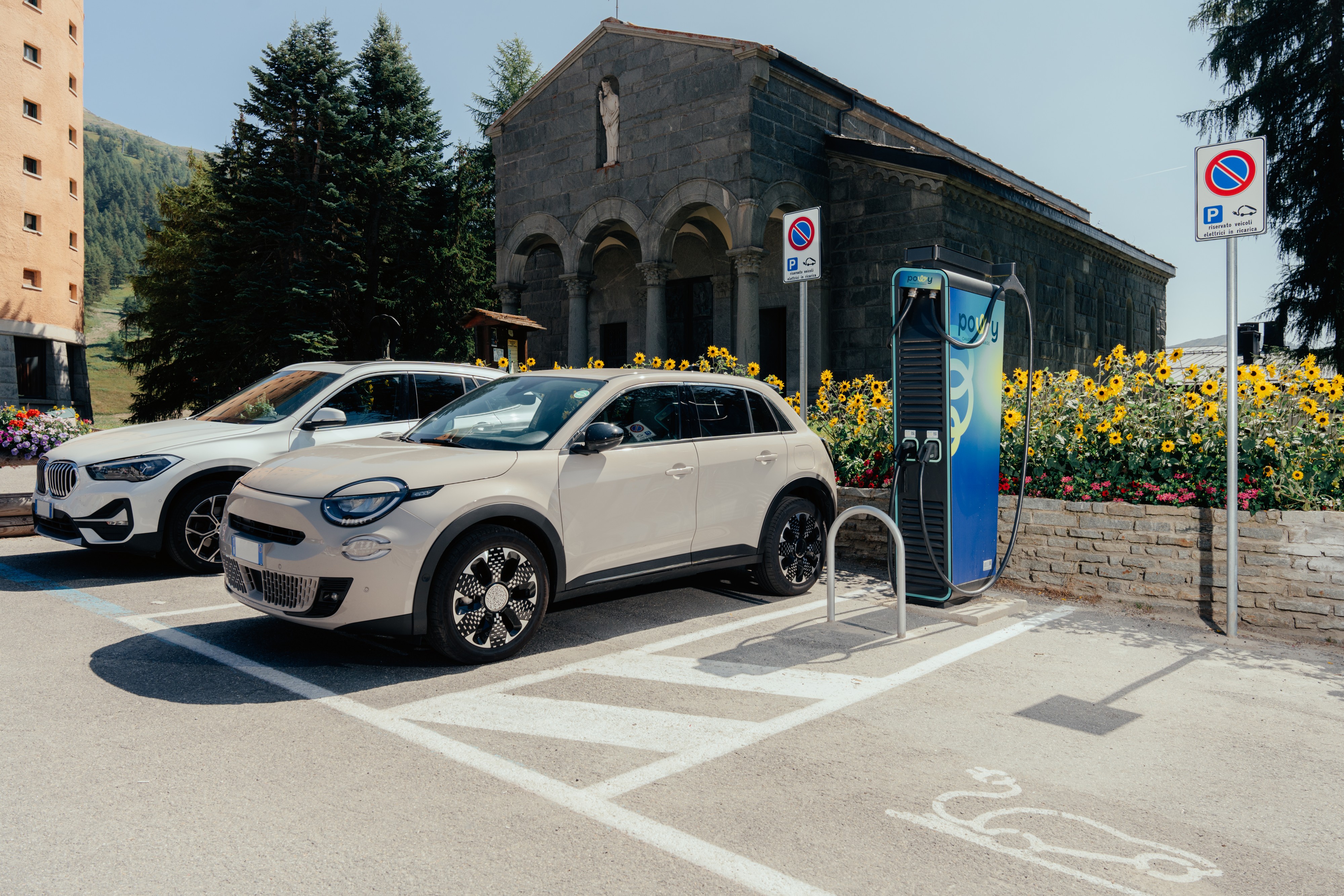 Italy's highest electric charging: Sestriere and Sauze D'Oulx