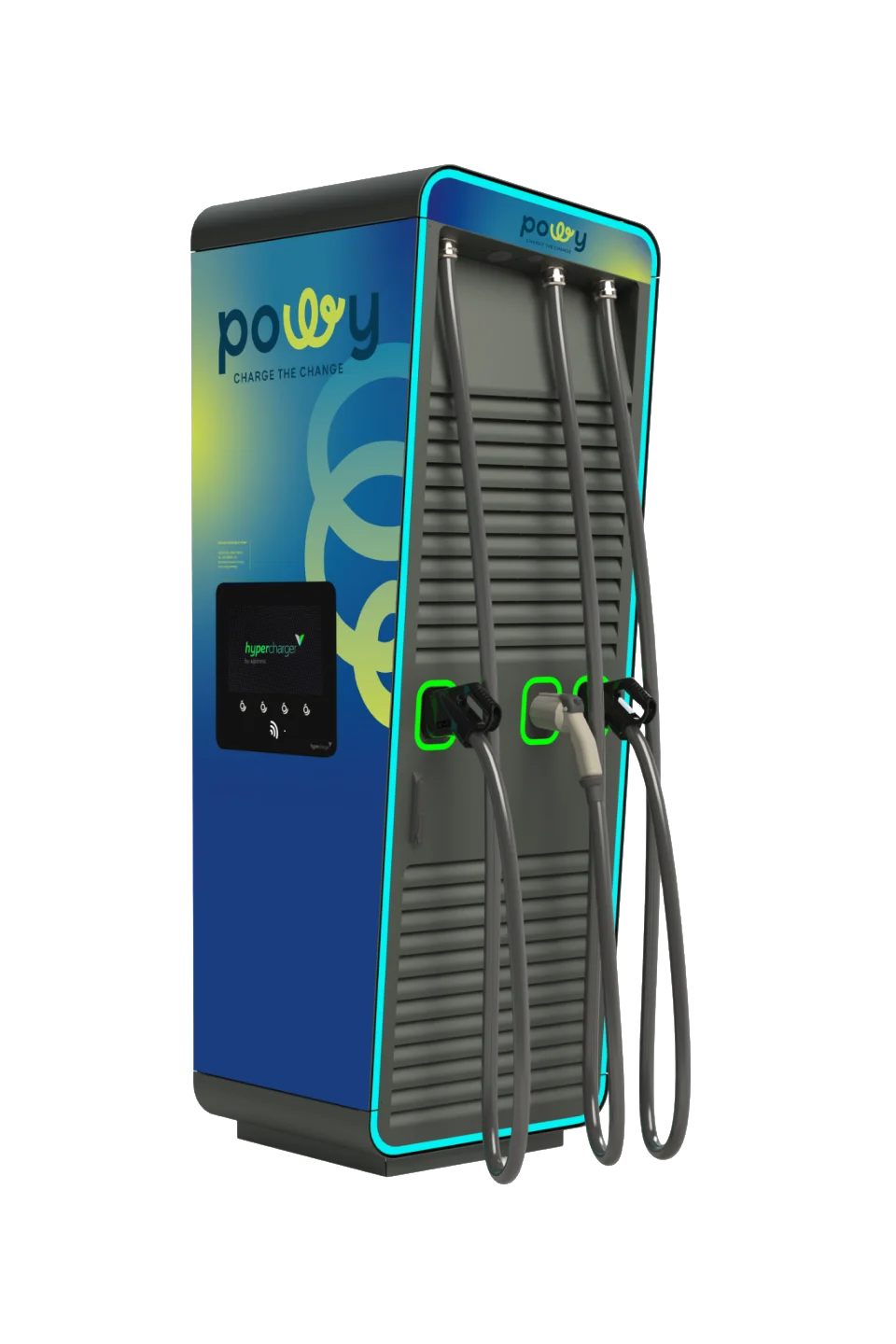 Hw 300 Stazione Ricarica Veicoli Elettrici Powy 01