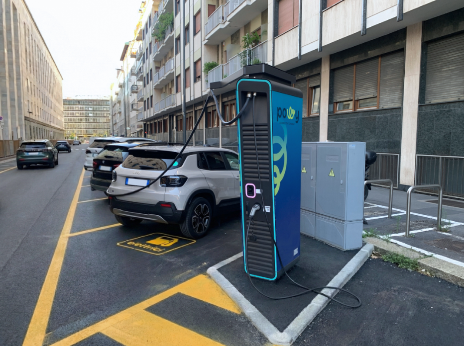Movilidad: Powy realiza una Powy ronda de inversiones de 900 000 euros para consolidar y ampliar la red de recarga pública en Milán