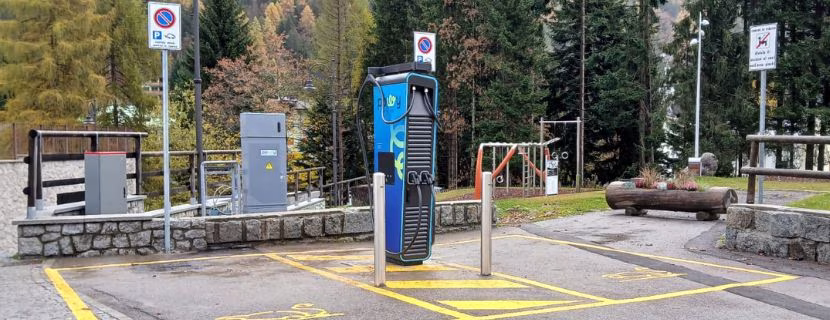 Powy la movilidad eléctrica a Madonna di Campiglio: nuevas estaciones de recarga en los Dolomitas de Brenta